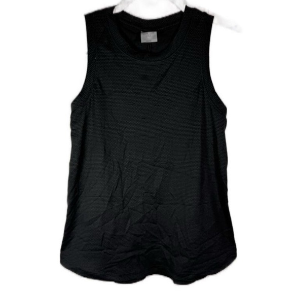 CALIA by Carrie Underwood Charcoal Black Textured Quilted Athletic Tank‎ Top XXS - Picture 2 of 16